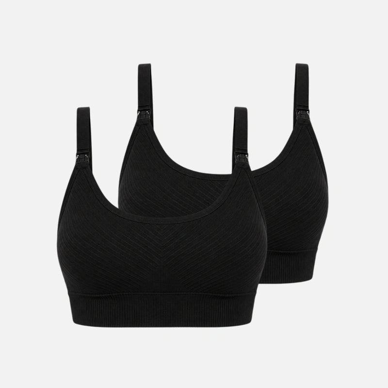 {"alt": "Umstands-BH Seamless - Oberteile - Schwarz", "quantity":"2"}