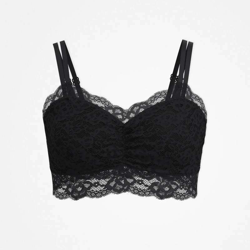 Reggiseno in pizzo taglie forti - Top - Nero