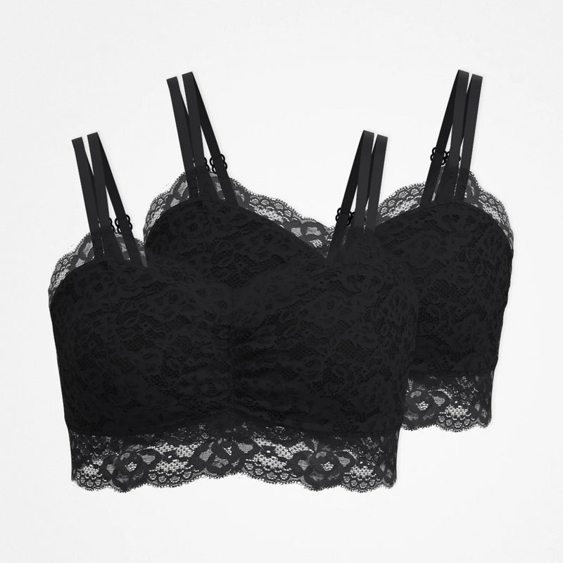 {"alt": "Reggiseno in pizzo taglie forti - Top - Nero", "quantity":"2"}