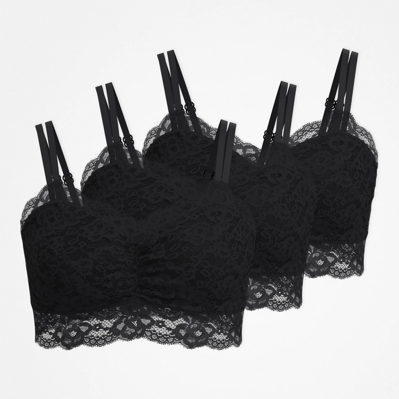 {"alt": "Reggiseno in pizzo taglie forti - Top - Nero", "quantity":"3"}