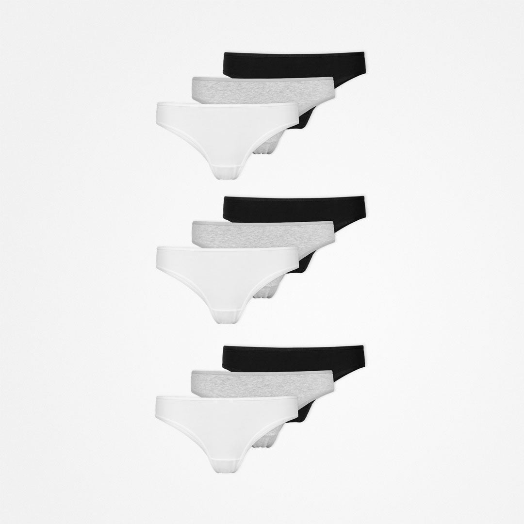 {"alt": "Slip brasiliani - Mutande - Mix (Bianco/Grigio chiaro/Nero)", "quantity":"3"}