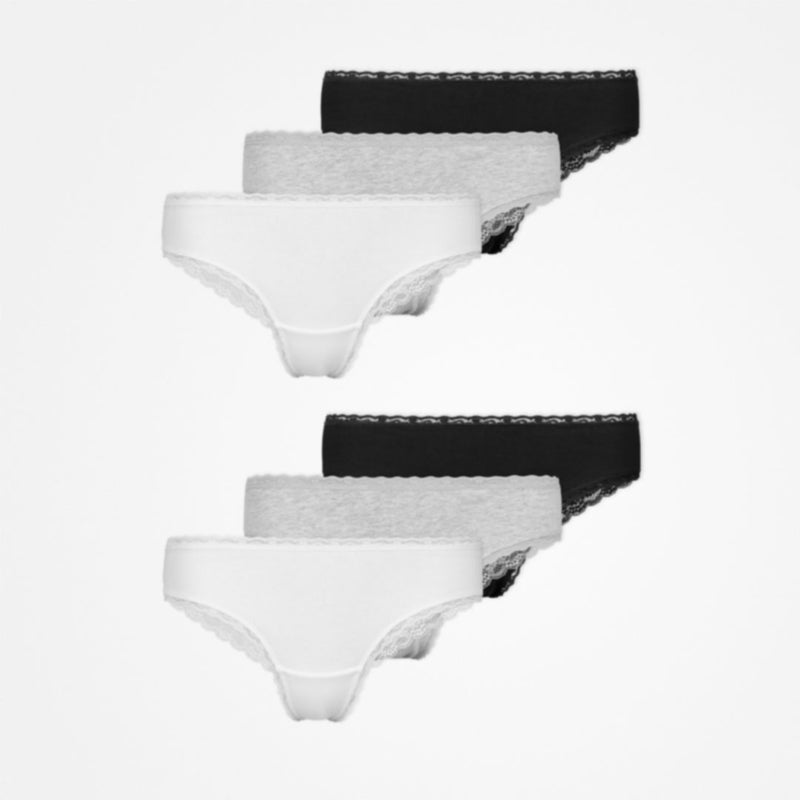 {"alt": "Slip brasiliani con pizzo - Mutandine - Mix (Bianco/Grigio chiaro/Nero)", "quantity":"2"}