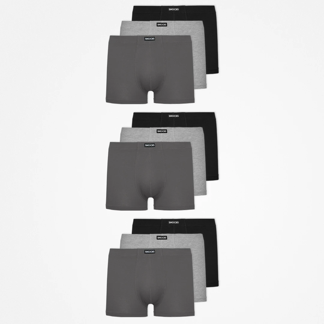 {"alt": "Boxer retrò - Mutande - Mix (Nero/Grigio/Grigio chiaro)", "quantity":"3"}