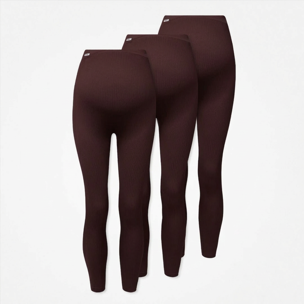 {"alt": "Umstandsleggings Seamless - Hosen - Dunkelrot", "quantity":"3"}