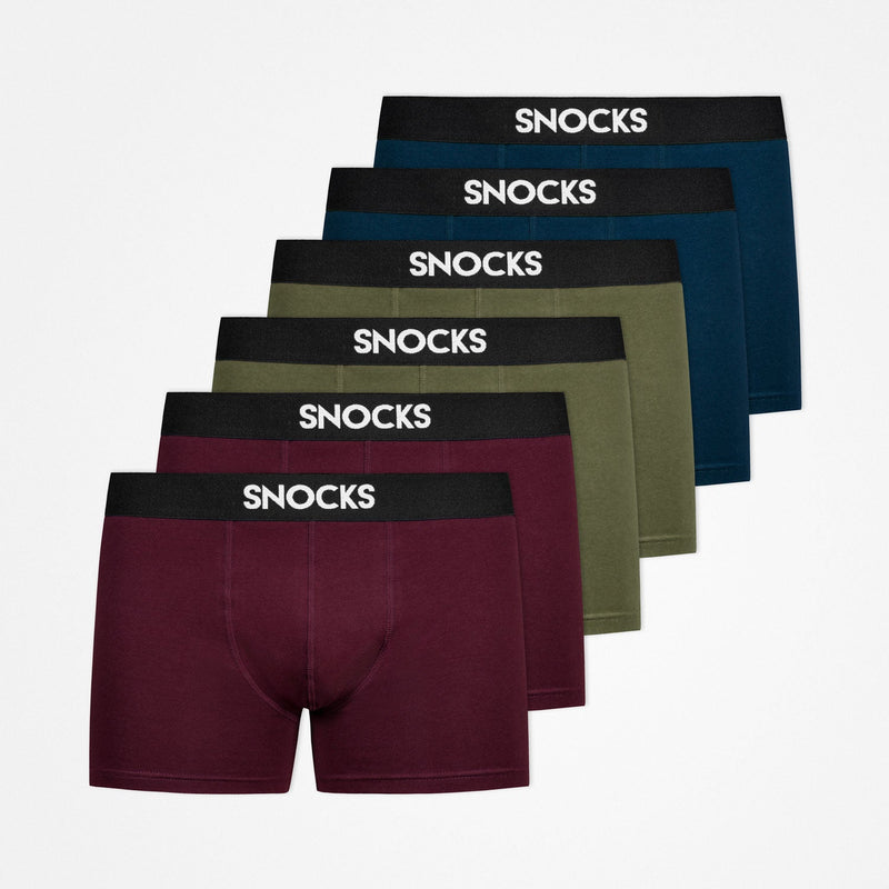{"alt": "Boxershorts - Unterhosen - Mix (Rot/Olive/Blau)", "quantity":"1"}