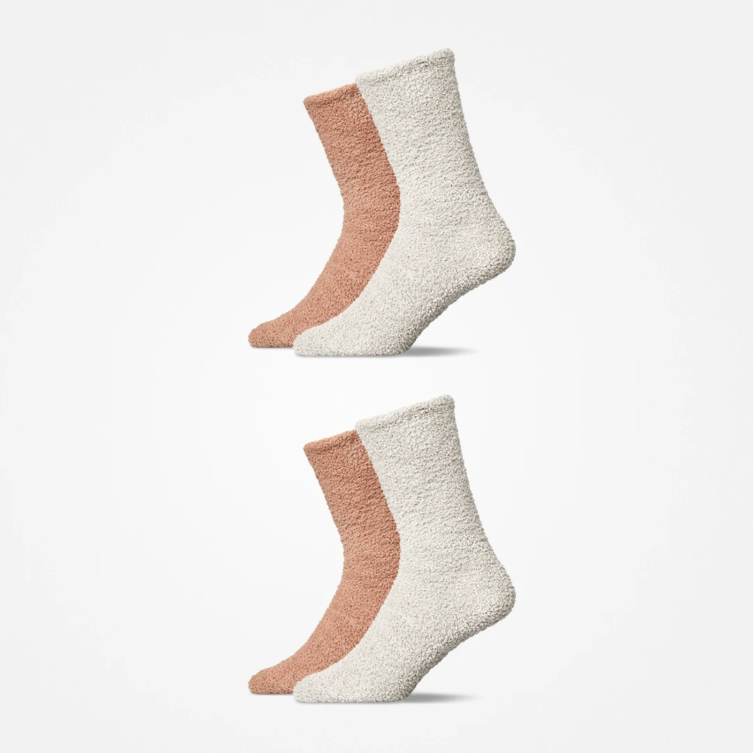 {"alt": "Knussoks - Sokken - Mix (Bruin/Offwhite)", "quantity":"2"}
