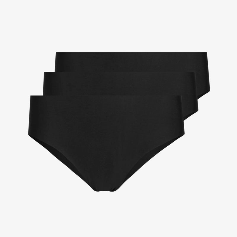 Microfiber High Waist Seamless Hipster - Unterhosen - Schwarz