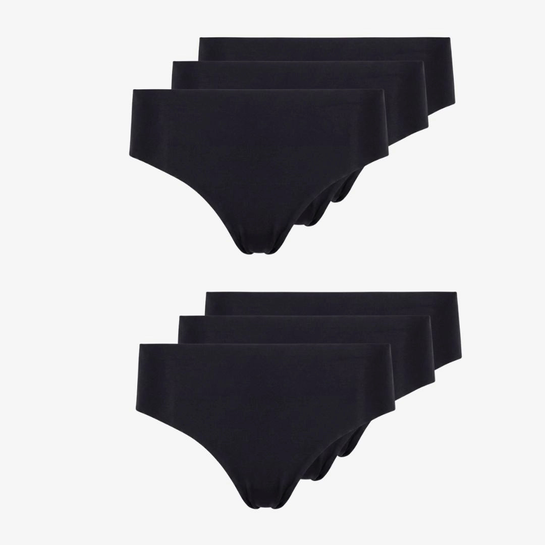 {"alt": "Microfiber High Waist Seamless Tanga - Unterhosen - Schwarz", "quantity":"2"}