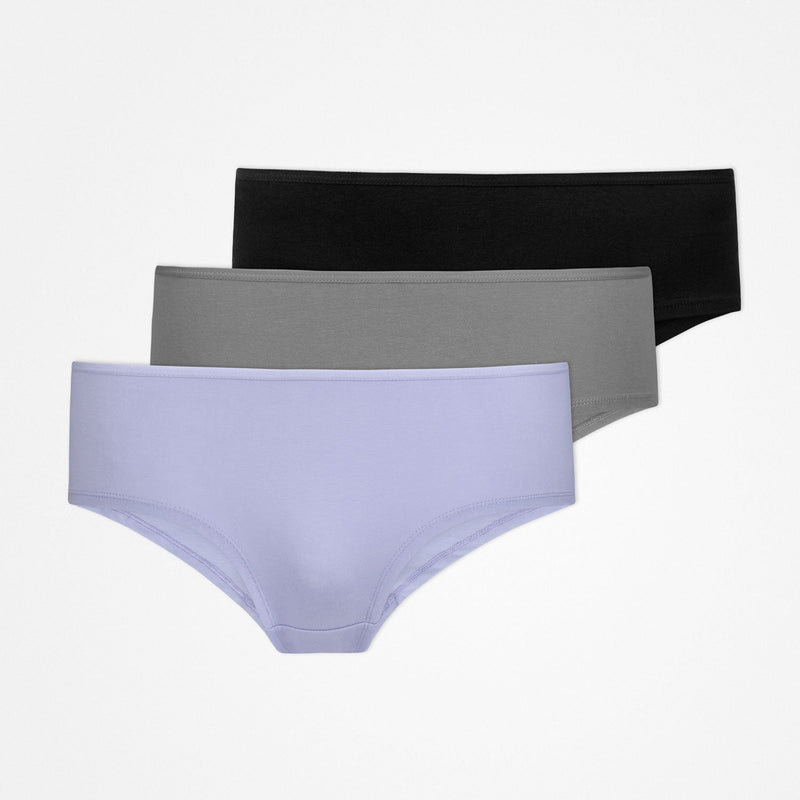 Culottes Hipster - Sous-vêtements - Mix (Violet/Vert/Noir)