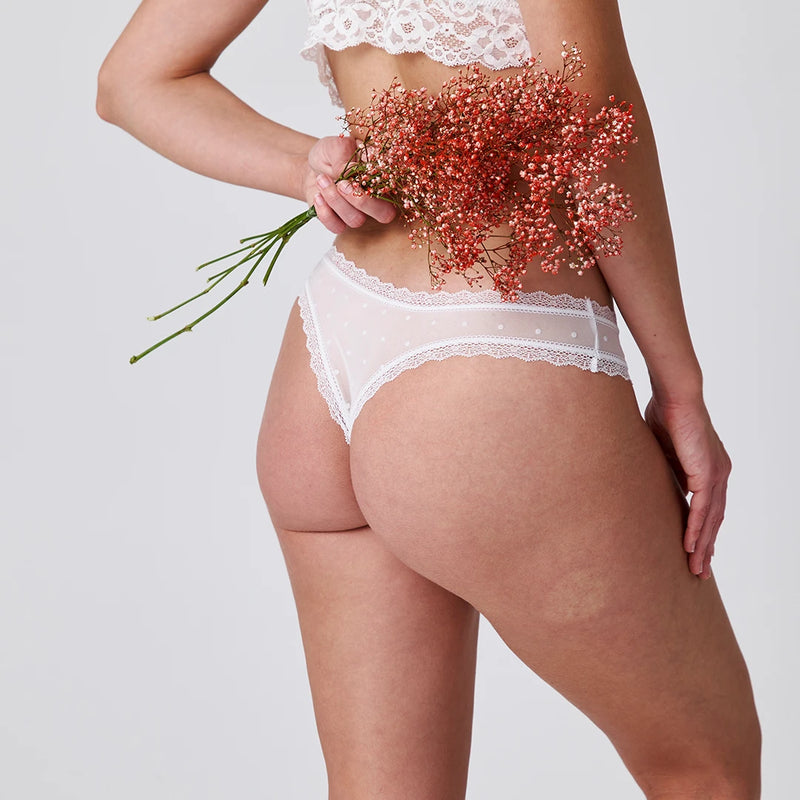 Tangas mit Spitze love - Unterhosen - Angenehm weiche Spitze
