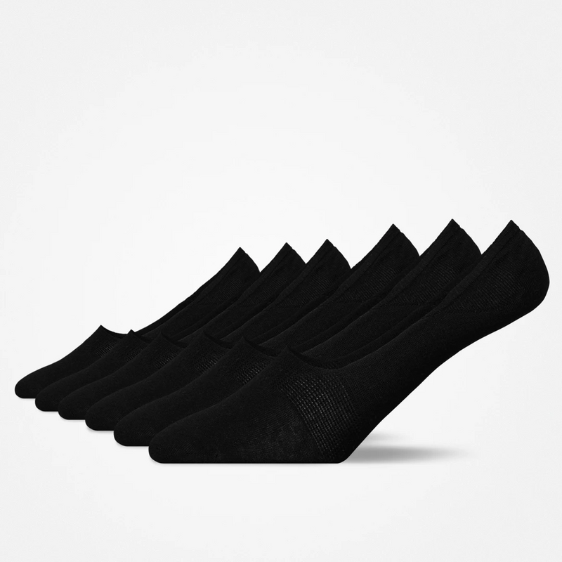 Mid Cut Füßlinge - Socken - Schwarz