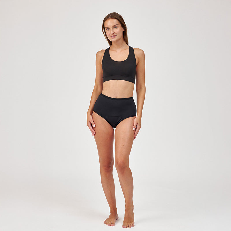 SNOCKS x femtis Period Panty - JULE Highwaist | Schwarz