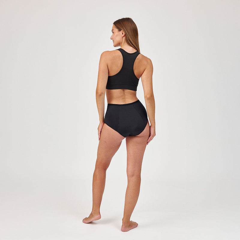 SNOCKS x femtis Period Panty - JULE Highwaist | Schwarz
