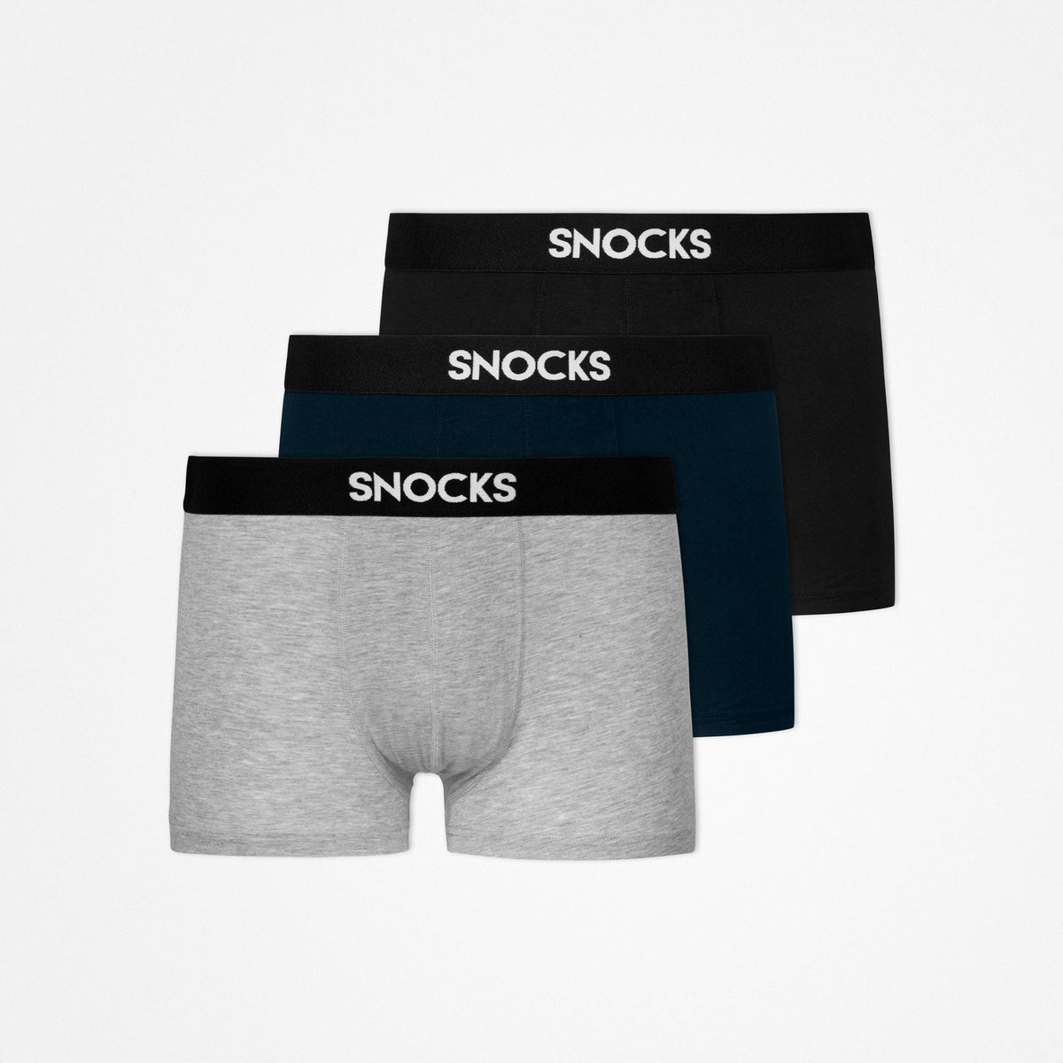 Premium Boxershorts - Unterhosen - Mix (Schwarz/Grau/Blau)