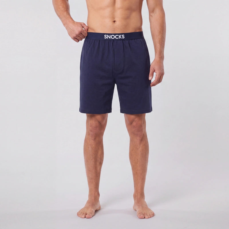 Ensemble pyjama homme court | Bleu foncé