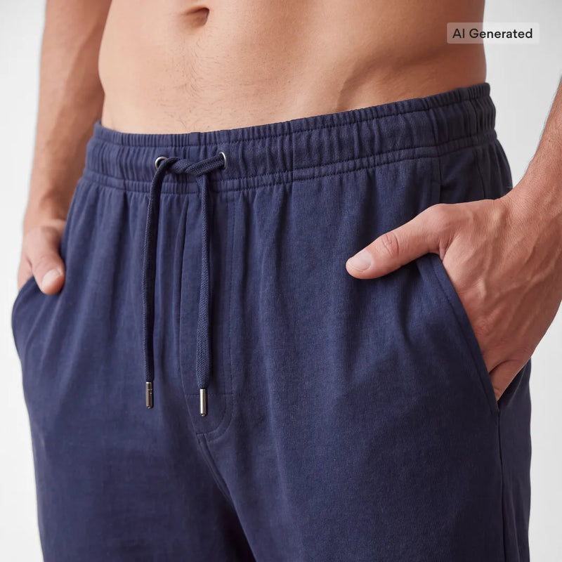 Schlafanzug Set Herren lang - Kleidung -