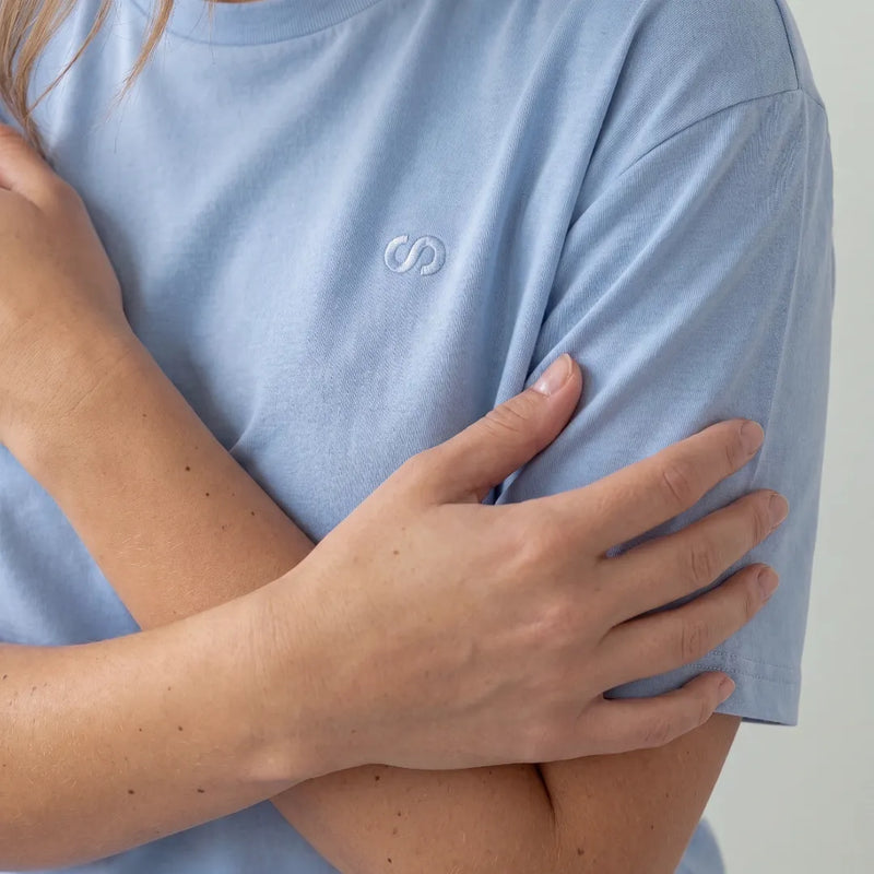 Schlafanzug Set Damen kurz - Kleidung -Hellblau