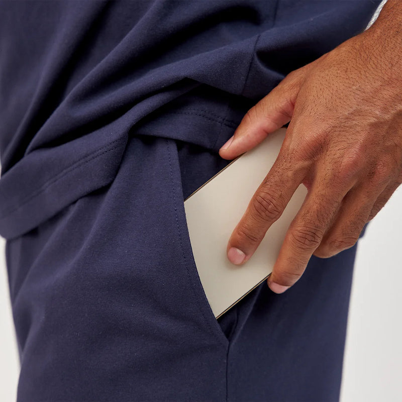 Ensemble pyjama homme court | Bleu foncé
