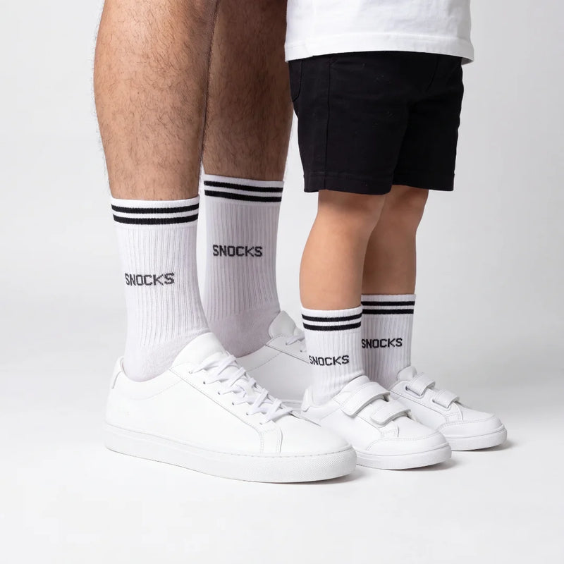 Hohe Sportsocken mit Streifen Kinder - Socken -