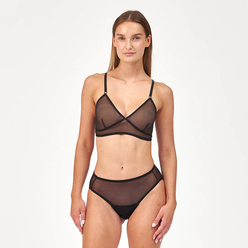 SNOCKS x femtis Period Panty - RUBY| Czarny