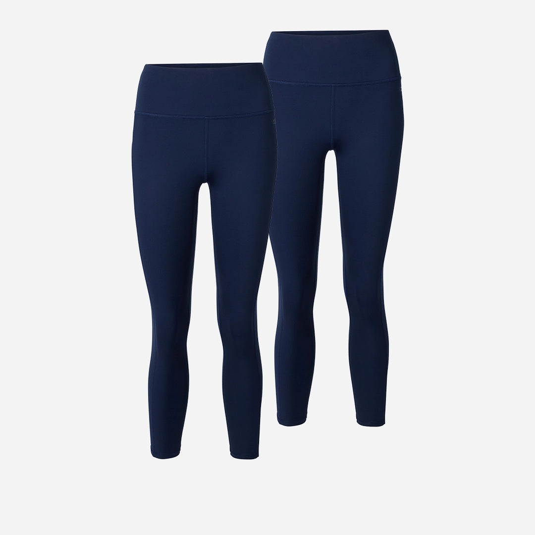 {"alt": "Leggings taille haute 7/8 - Pantalons - Bleu foncé", "quantity":"2"}
