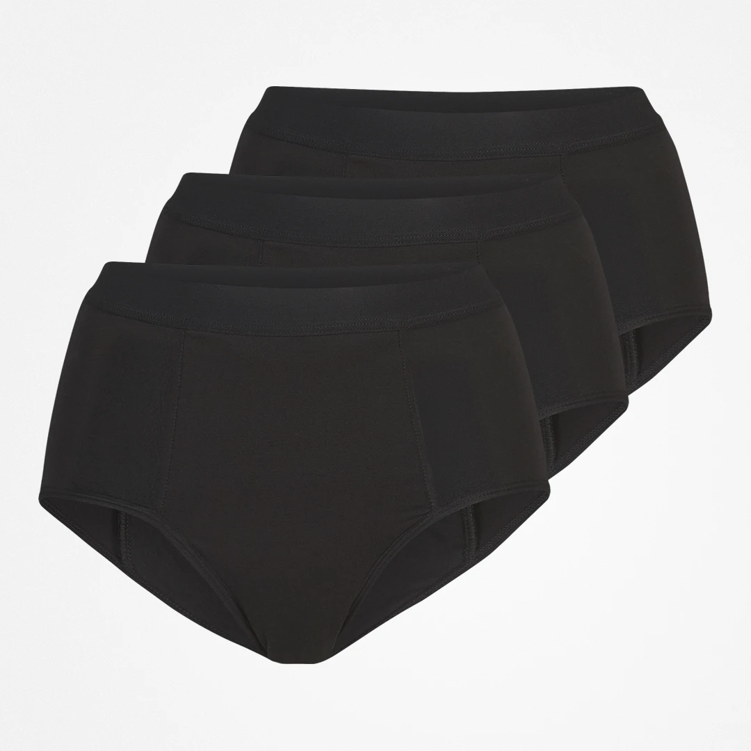 {"alt": "SNOCKS x femtis Period Panty - SOFI Highwaist - Zwart", "quantity":"3"}
