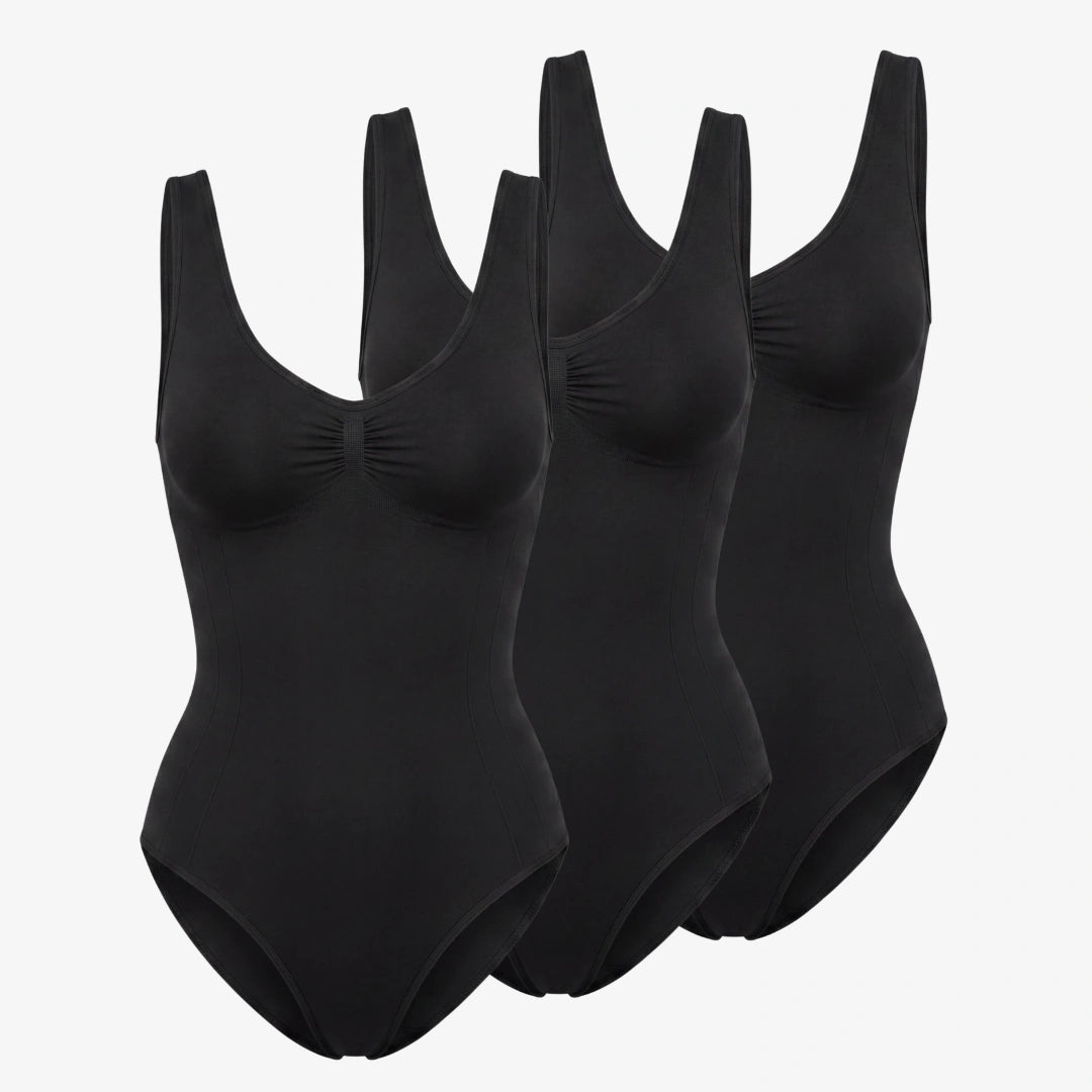 {"alt": "Shaping Body mit breiten Trägern - Oberteile - Schwarz", "quantity":"3"}