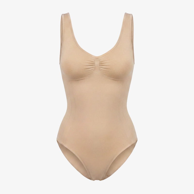 {"alt": "Shaping Body mit breiten Trägern - Oberteile - Beige", "quantity":"1"}