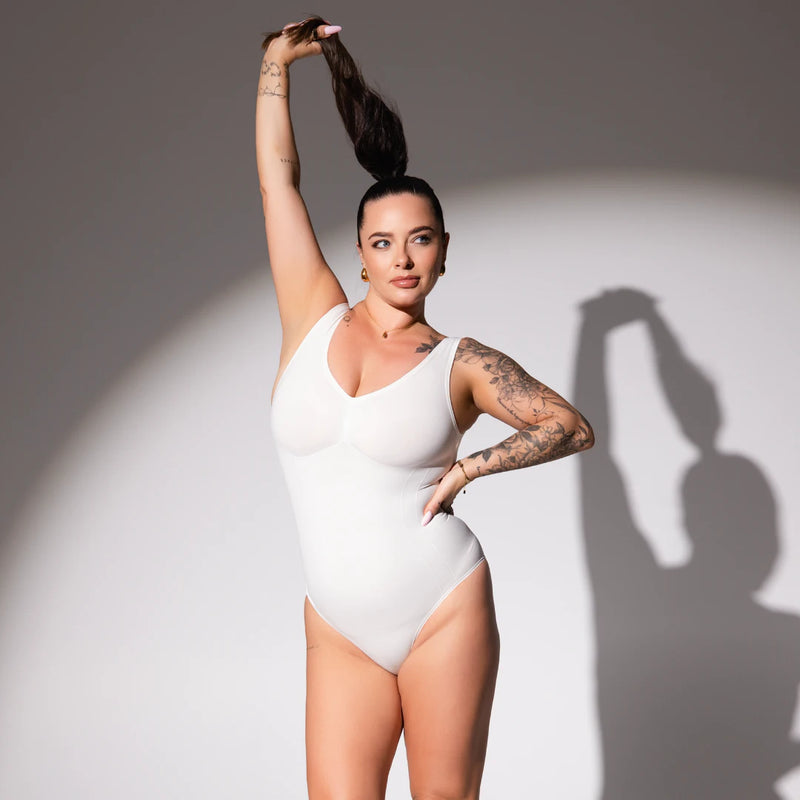Shaping Body mit breiten Trägern - Oberteile - Starker Shaping-Effekt
