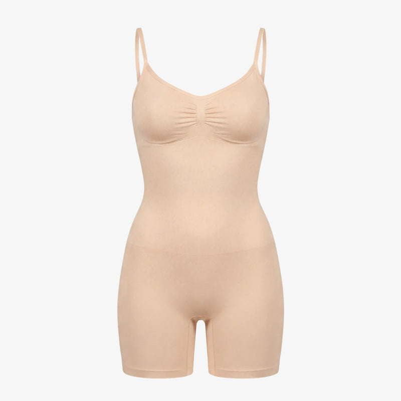 Shaping Bodysuit Shorts - Oberteile - Beige