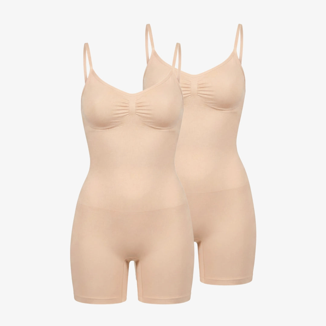 {"alt": "Shaping Bodysuit Shorts - Oberteile - Beige", "quantity":"2"}