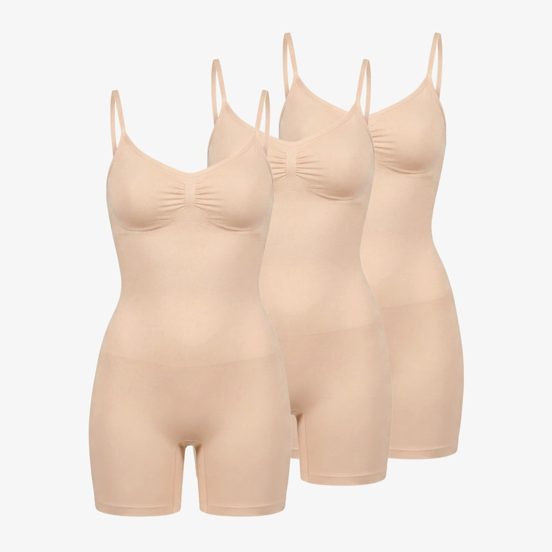 {"alt": "Shaping Bodysuit Shorts - Oberteile - Beige", "quantity":"3"}