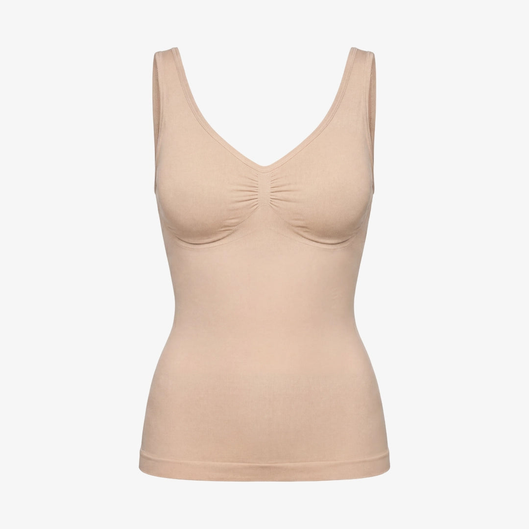 Shaping Tank Top - Oberteile - Beige