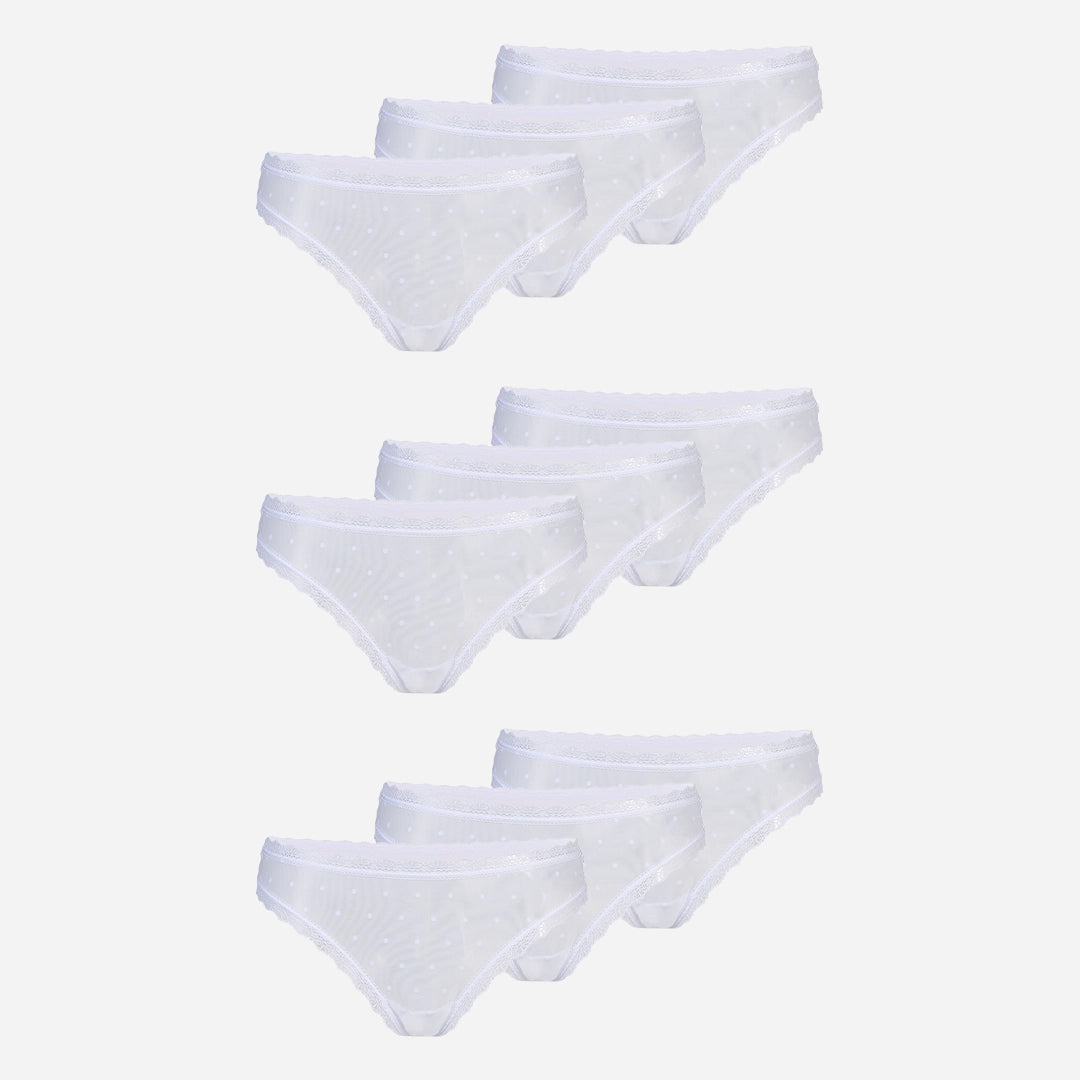 {"alt": "Tangas mit Spitze love - Unterhosen - Weiss", "quantity":"3"}