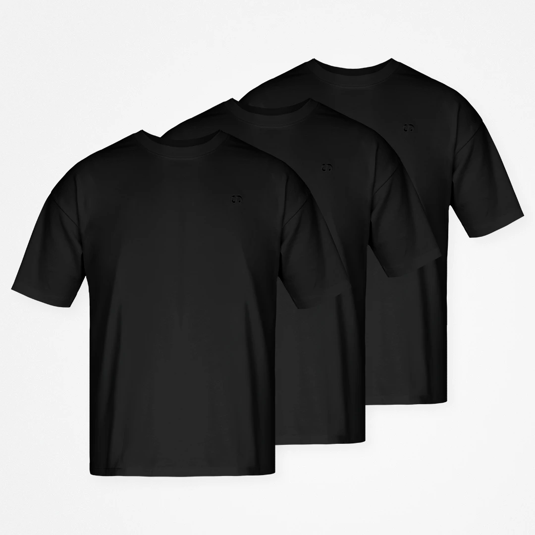 {"alt": "T-shirt oversize homme - Hauts - Noir", "quantity":"3"}