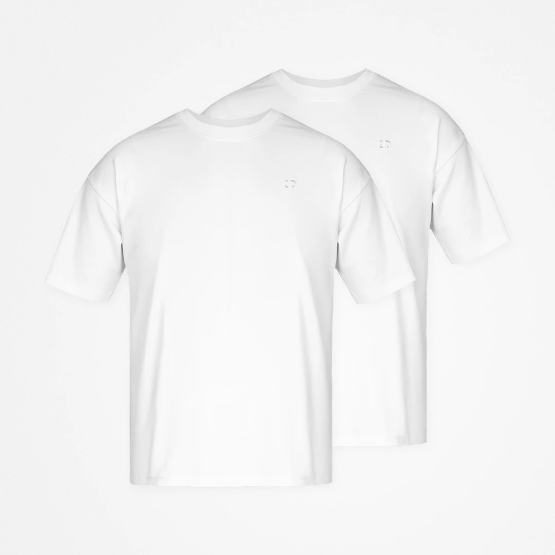 {"alt": "T-shirt oversize uomo - Maglie - Bianco", "quantity":"2"}