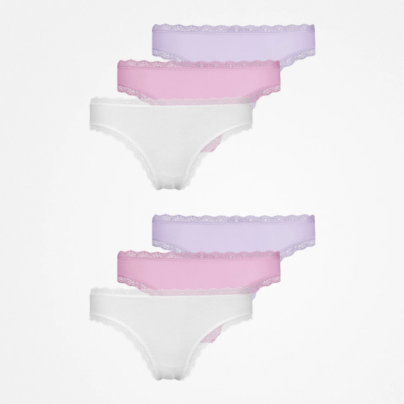 {"alt": "Stringhe con pizzo - Mutandine - Mix (Bianco/Rosa/Lilla)", "quantity":"2"}
