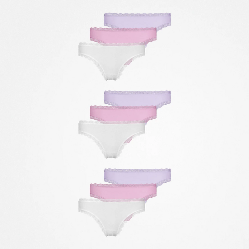 {"alt": "Stringhe con pizzo - Mutandine - Mix (Bianco/Rosa/Lilla)", "quantity":"3"}