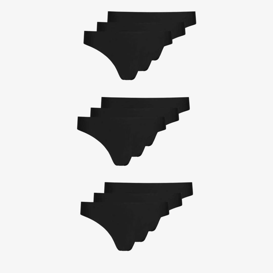 {"alt": "Microfiber Seamless Tanga - Unterhosen - Schwarz", "quantity":"3"}