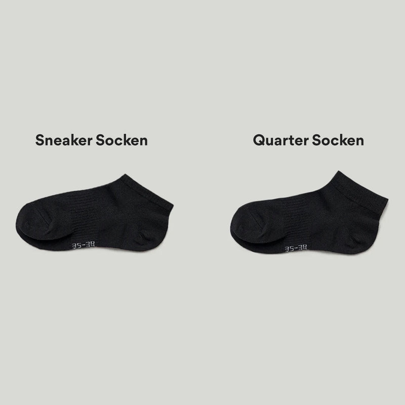Quarter sokken - sokken - verschil