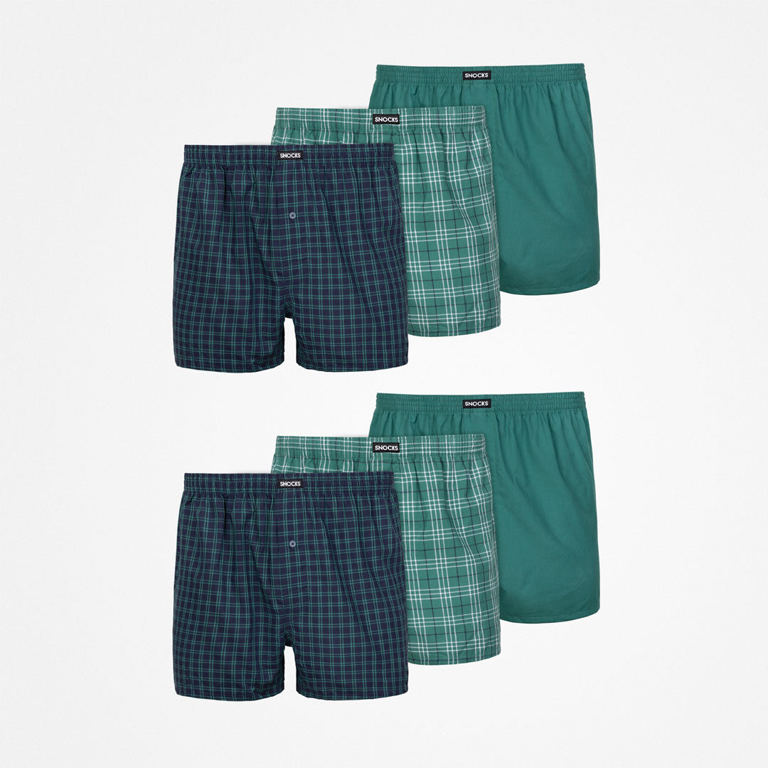 {"alt": "Boxers américains - Sous-vêtements - Mix (Motifs verts)", "quantity":"2"}