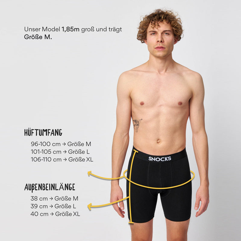Boxer lunghi senza logo - Biancheria intima - Vestibilità