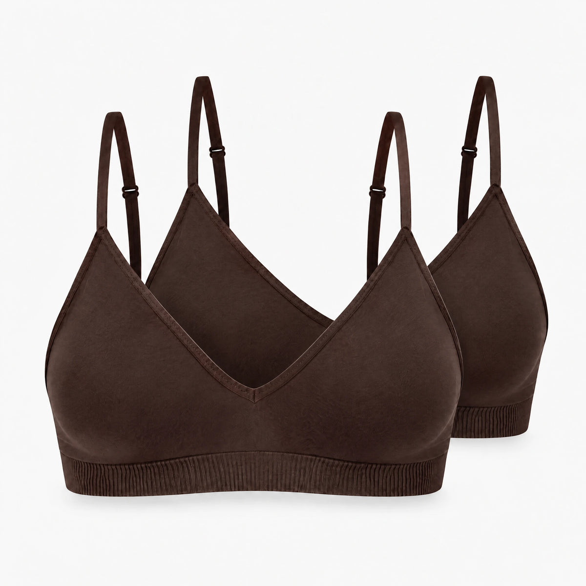 {"alt": "Seamless Triangel Bralette - Oberteile - Coffee Bean", "quantity":"2"}