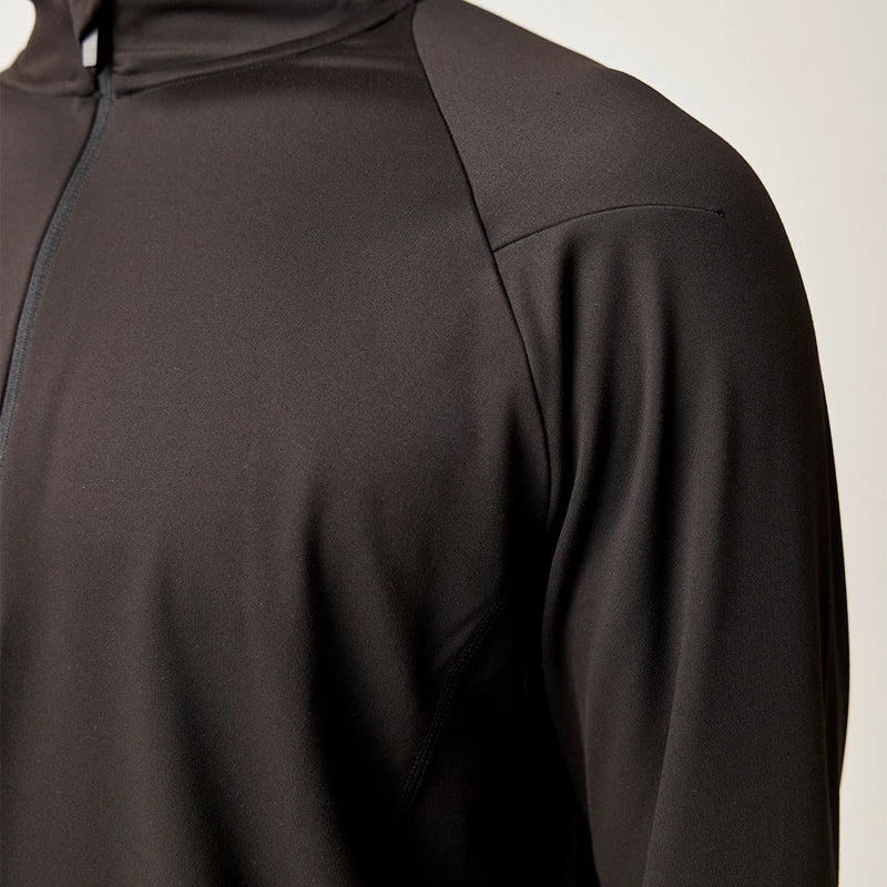 Maglia sportiva uomo manica lunga con mezza cerniera - Maglie -