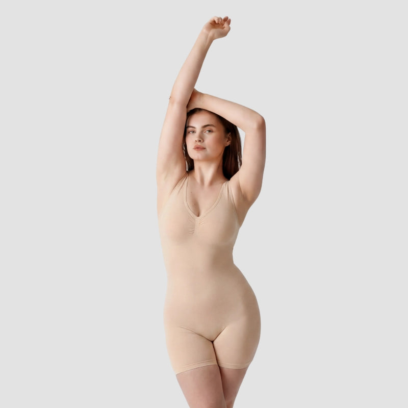 Shaping Bodysuit Shorts | Beige