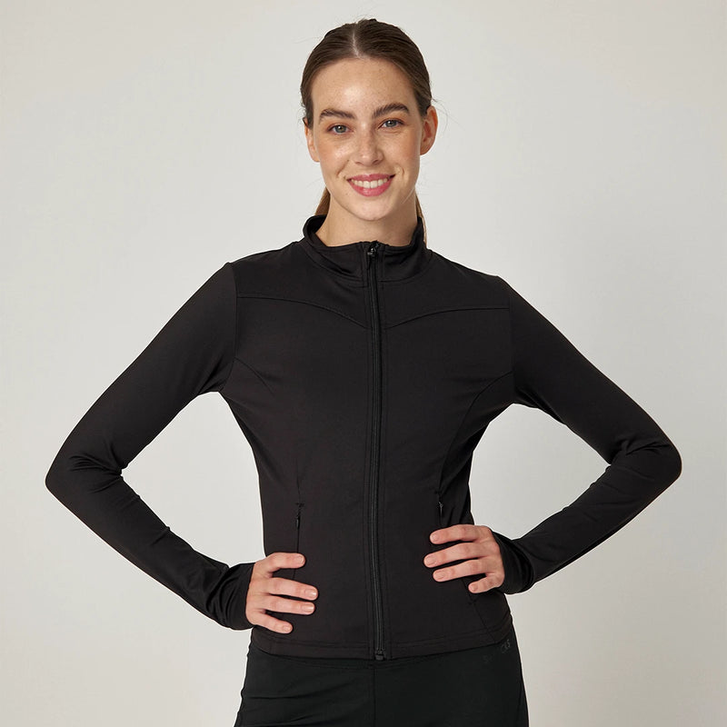 Veste de sport femme avec fermeture éclair - Vestes - Coupe ajustée
