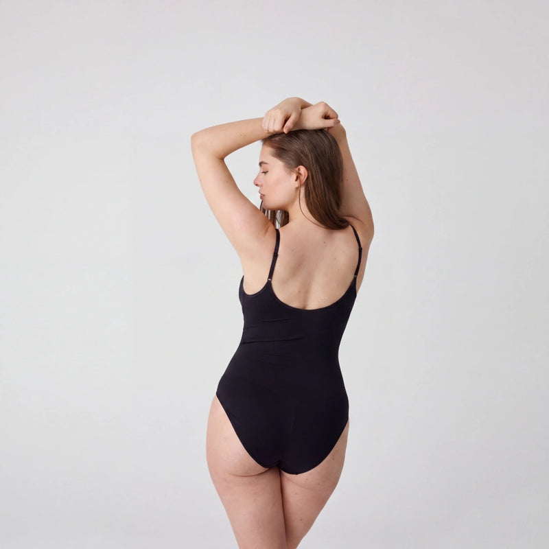 Body modellante senza cuciture | Nero