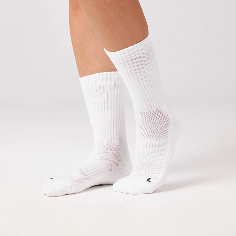 Hohe Laufsocken | Schwarz-Weiß