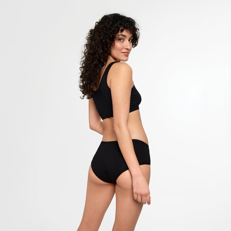 SNOCKS x femtis Period Panty - LENE Hipster | Nero