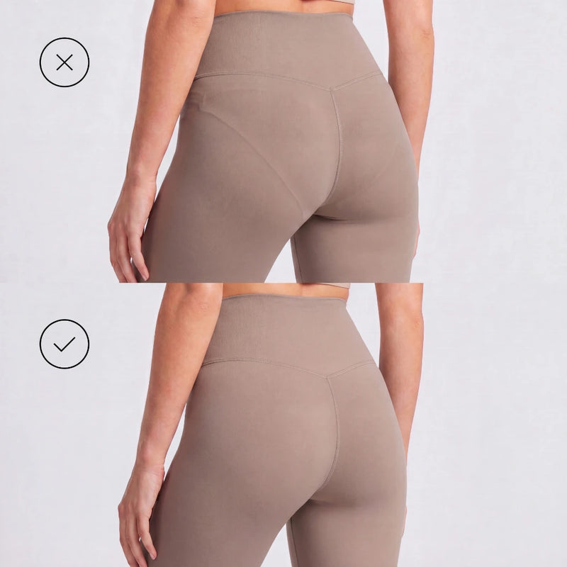 Microfiber High Waist Seamless Tanga | Schwarz